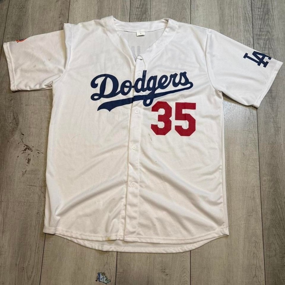 Los Angeles Dodgers white baseball jersey‎ men's Size XL